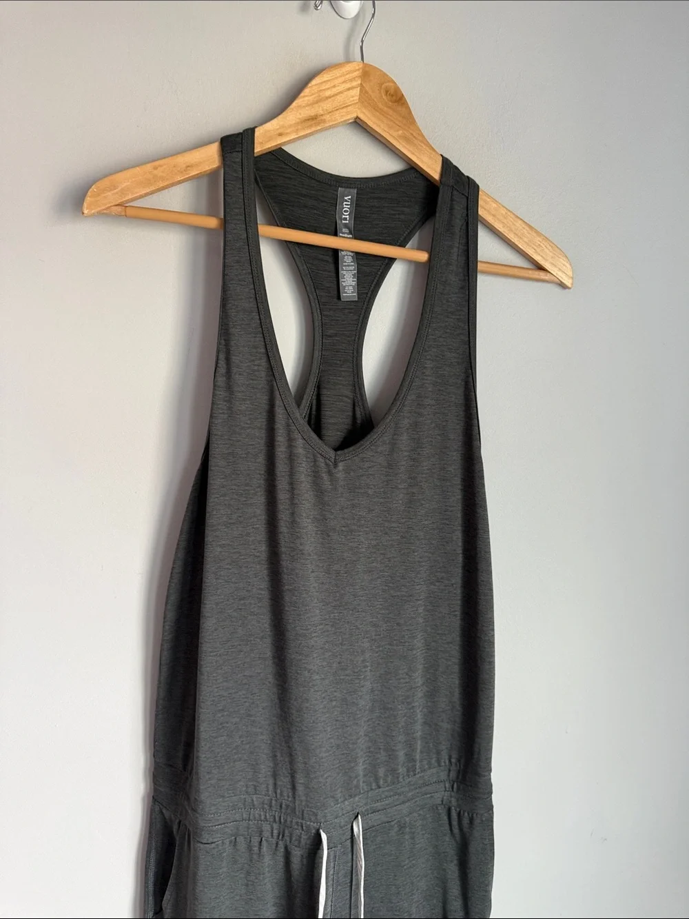 Vuori Women's Lux Jumpsuit in Charcoal Medium